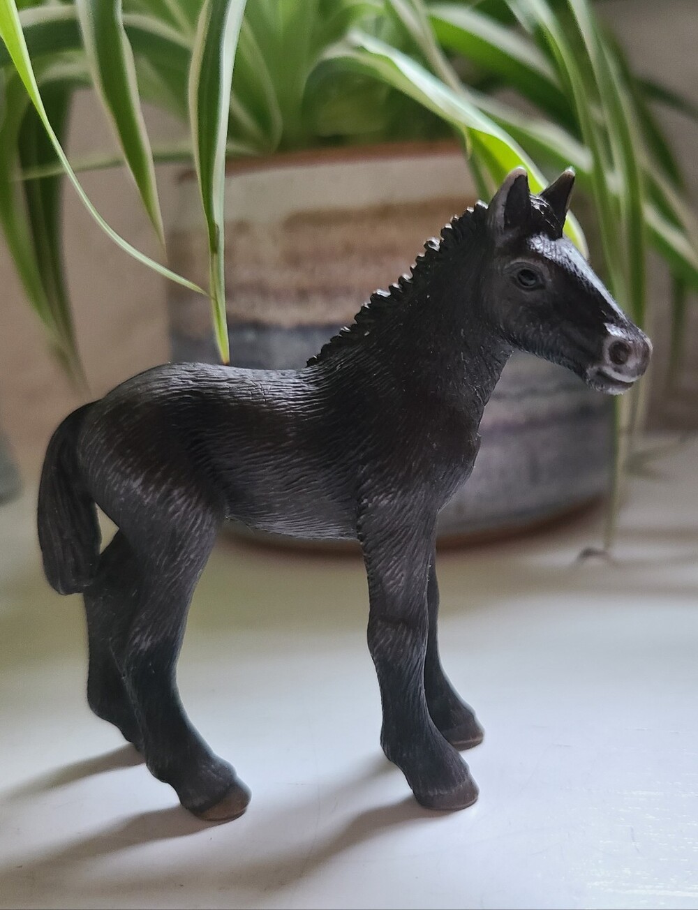 Schleich Retired Percheron Foal Horse B1